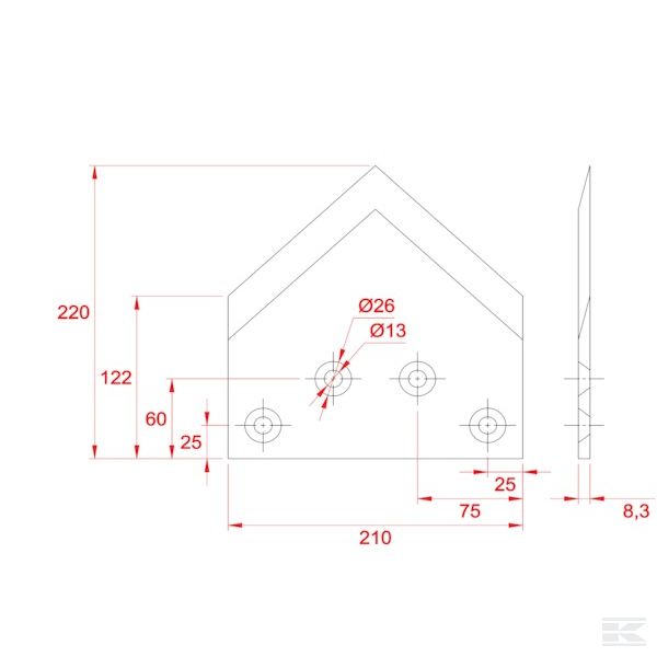 KM100085  Puni rezni profil Red Rock