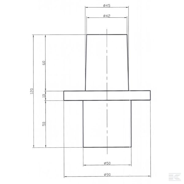 ROE75L006 Spojnica za prikolicu Rockinger