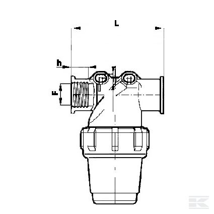 3240023 Filter vode 1/2 "80-100 l / min