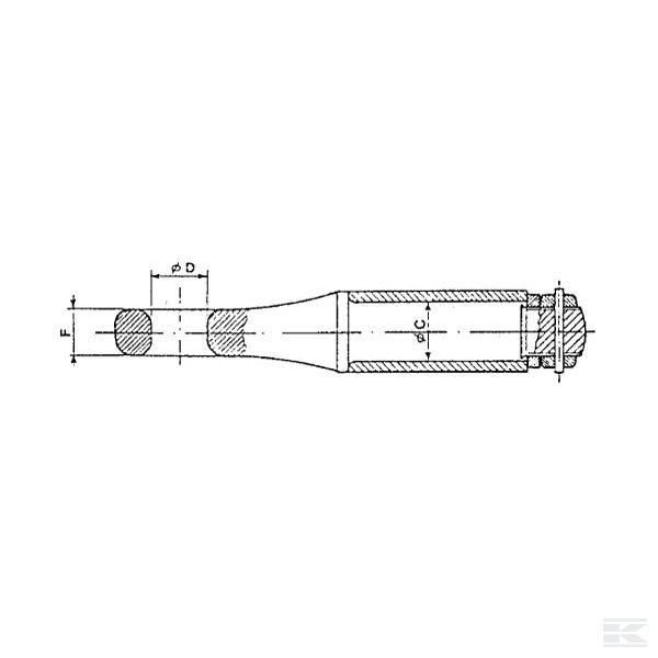 OTO25 Okretna kuka za vuču 25 t