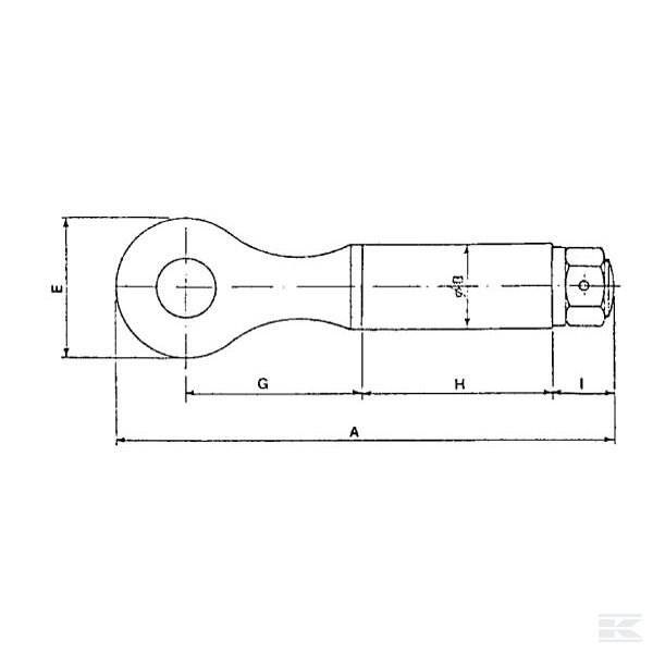 OTO25 Okretna kuka za vuču 25 t
