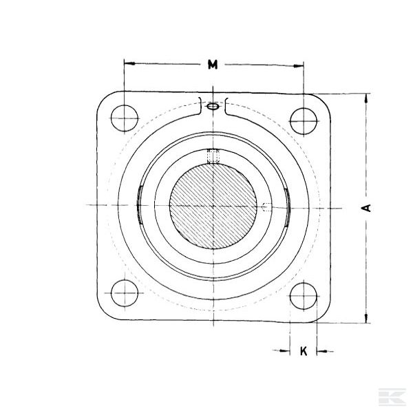 RCJ35 Prirubnica s ležajem komplet RCJ