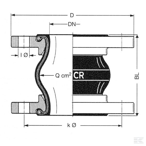 ERVCR200 Spojnica Ø 200 mm