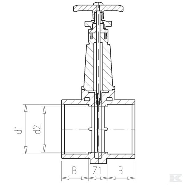 1300200 Ventil DN 200
