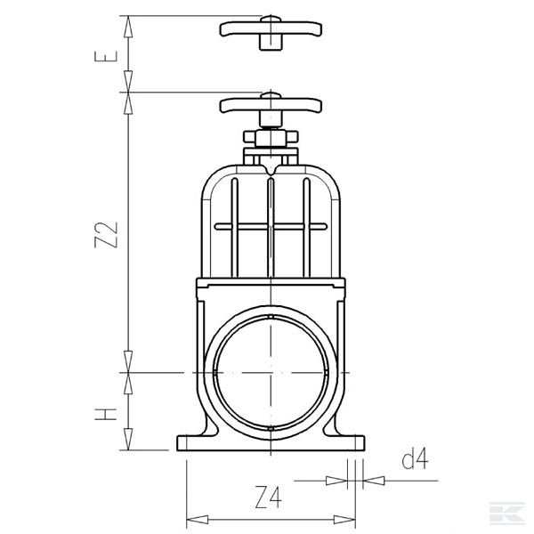 1300200 Ventil DN 200