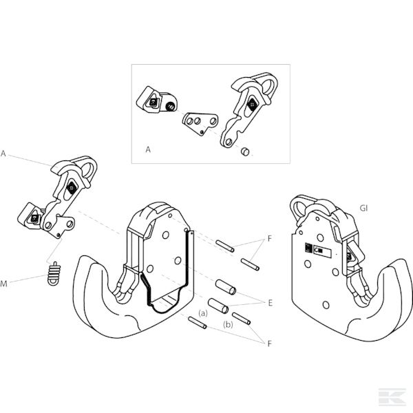 080134006 Komplet za popravljanje za Kat 2S
