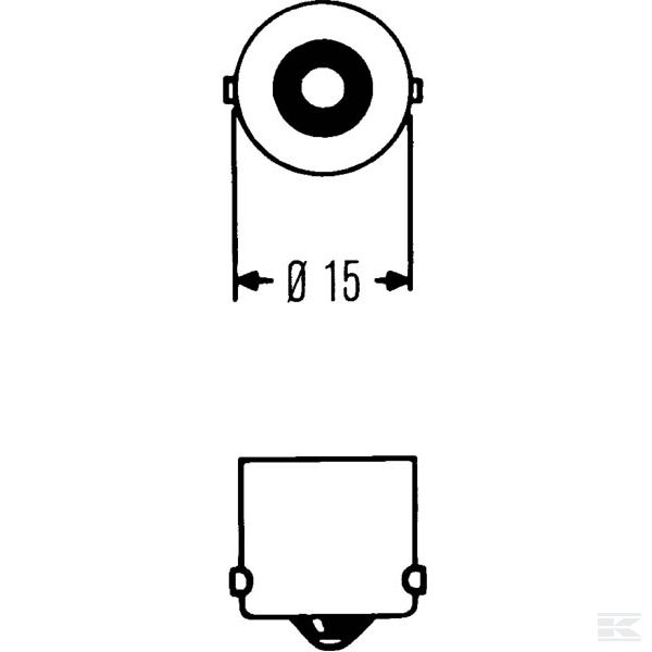 GL12814 Žarulja 12V 10W BA15s