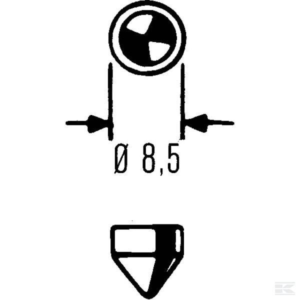 GL13844 Žarulja 24V 5W SV8.5