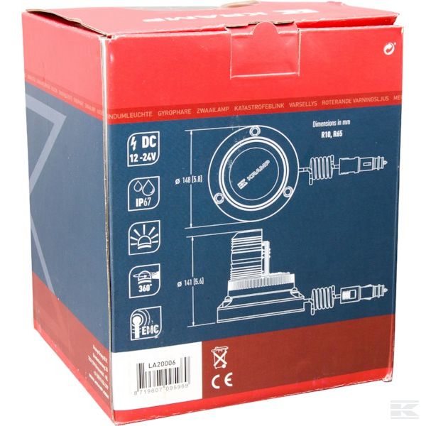 LA20006 Rotaciona lampa LED