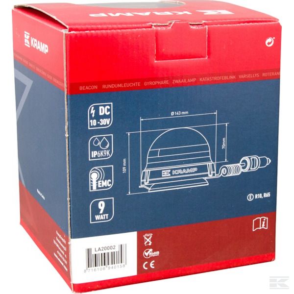 LA20002 Rotaciona lampa LED