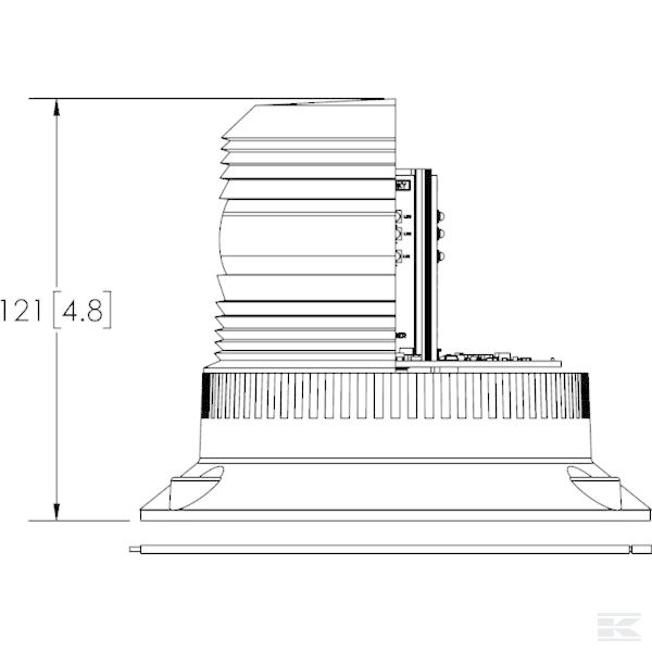 LA20003 Rotaciona lampa LED