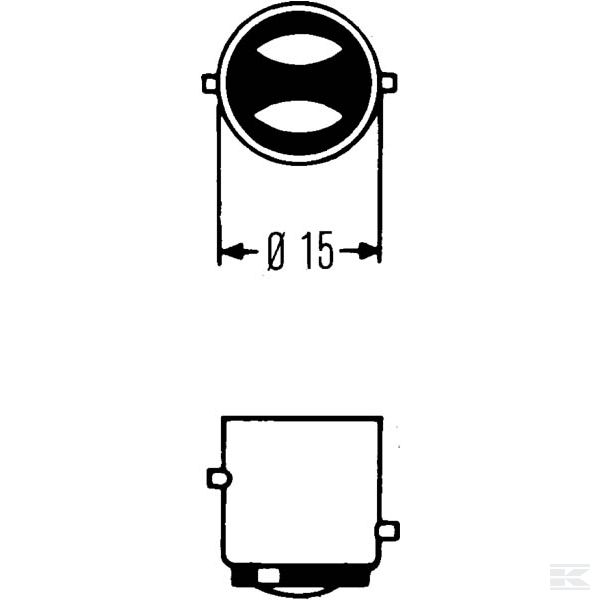 GL13499 Žarulja 24V 21 / 5W BAY15d