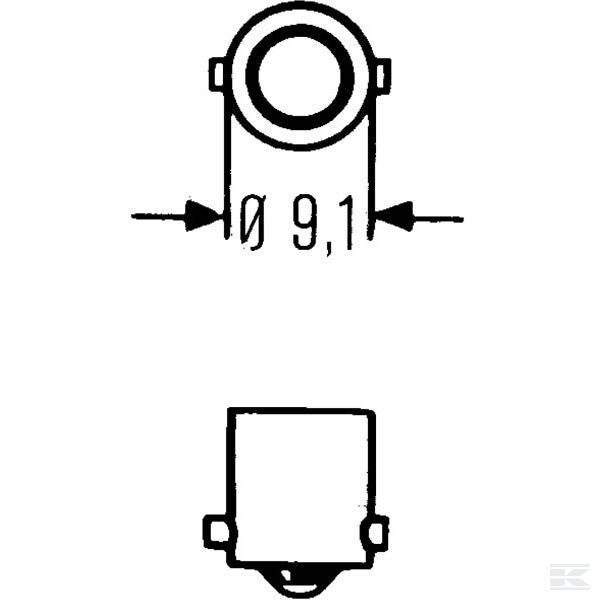 GL12929 Žarulja 12V 4W BA9s