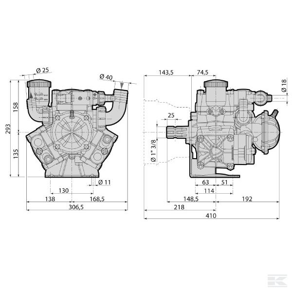16262 Klipno-membranska pumpa AR115 bp C BlueFlex