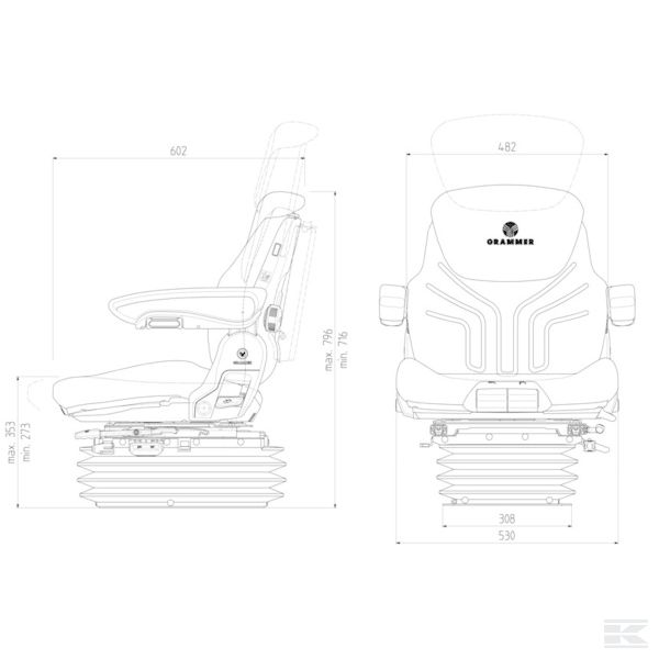 G1288546 Sjedalo Maximo Comfort Plus New Design