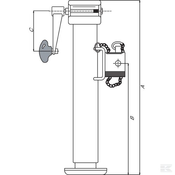 STRLR3152 Ručna dizalica s bočnom polugom