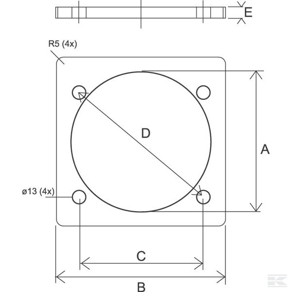 7200031Z Prirubnica 200 mm