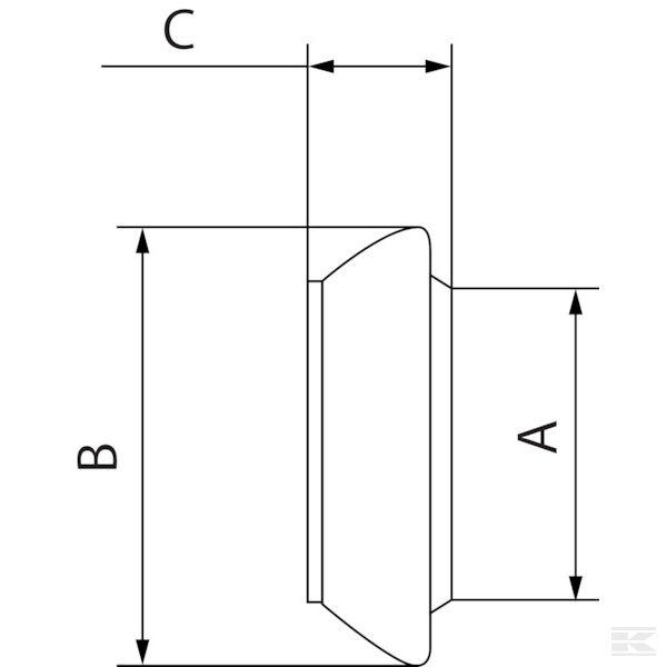 8100000Z Muška prirubnica kanđaste spojnice 8"