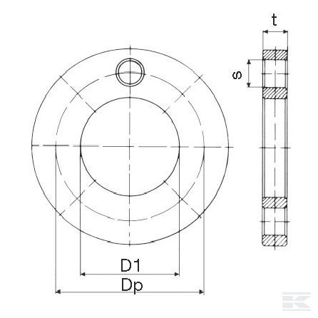 09903160 Čelična prirubnica 160 mm