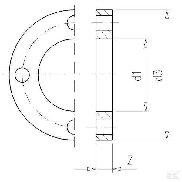 7200419 Prirubnica za štitnik 200 mm
