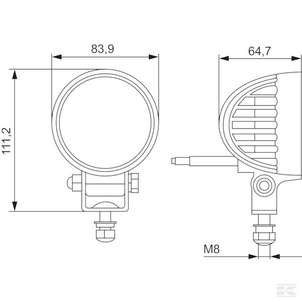 1G0357000001 LED radno svjetlo