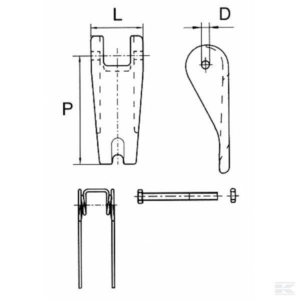 WA310G Sigurnosni klinovi s oprugom