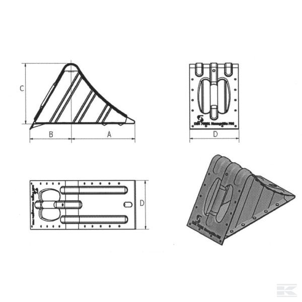 100446200 Pocinčani podupirač